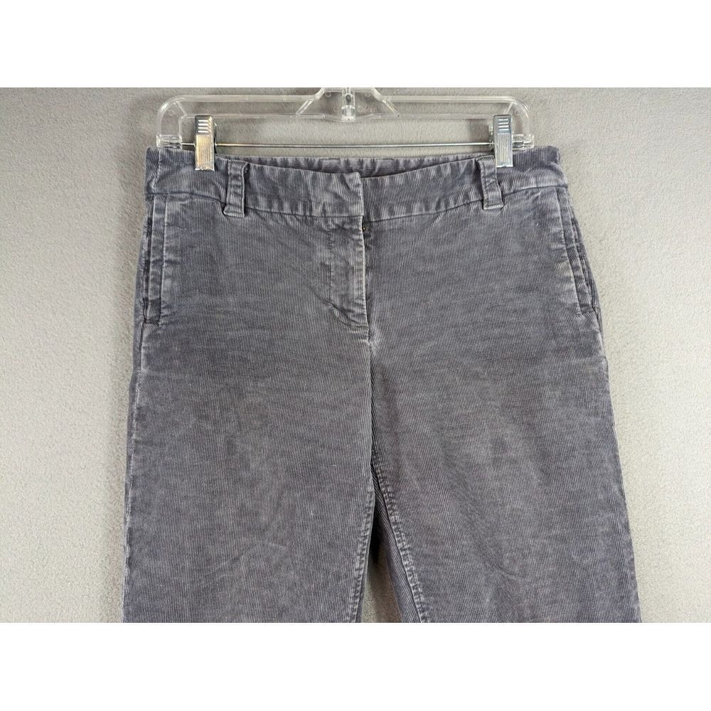J. Crew Favorite Fit Jeans Womens Sz 4 Corduroy Gray Wide Leg Flared Stretch Y2K - Picture 5 of 14